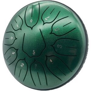 Steel Tongue Drum| Easy to Play |Relaxation & Stress Relief (6in 11 notes green)